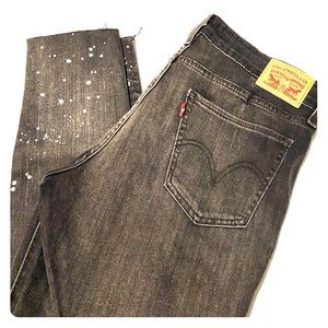 Levis 29 skinny cropped